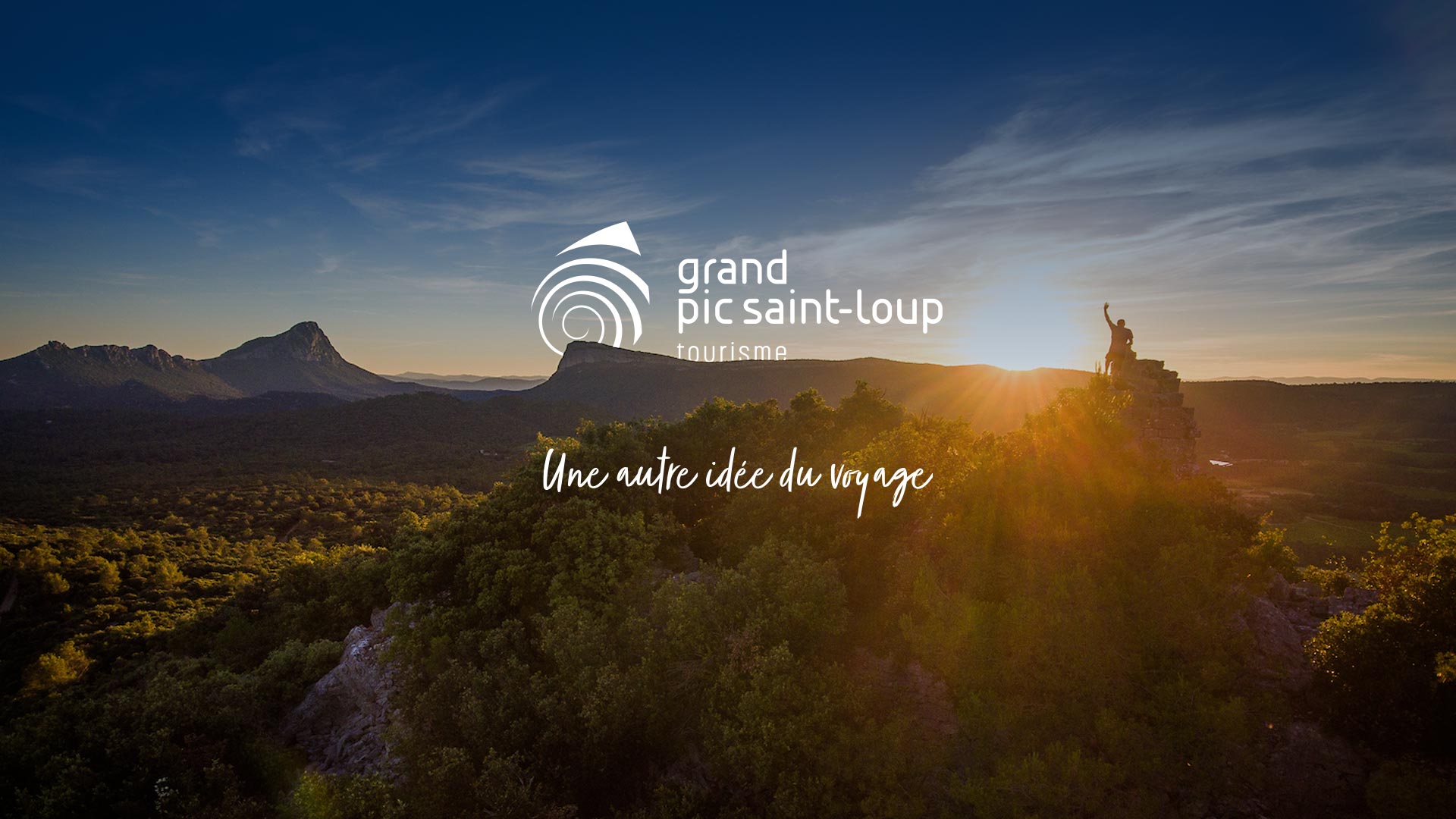 Identit&eacute; visuelle et marque territoriale Grand Pic Saint-Loup Tourisme &mdash; design graphique, Montpellier