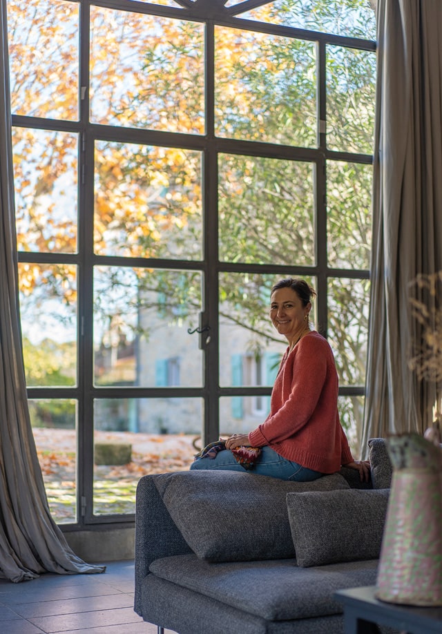 Photo de reportage : portrait au Mas des Violettes, Grand Pic Saint-Loup
