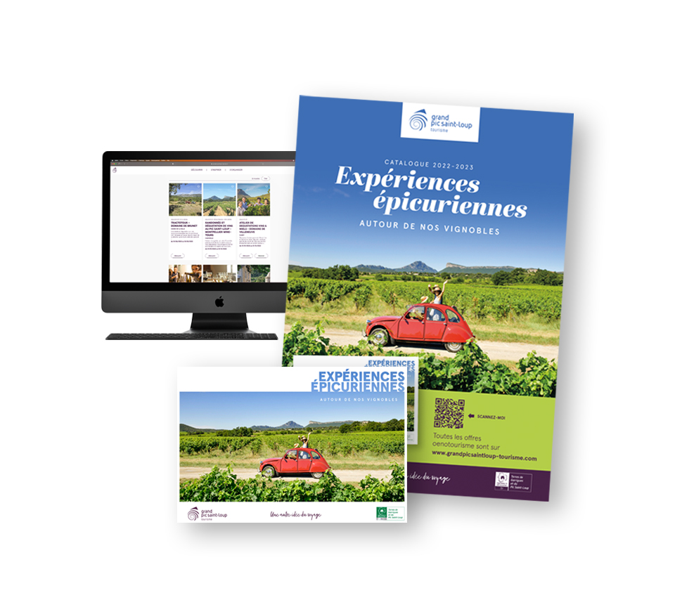 Campagne &oelig;notourisme de la destination Grand Pic Saint-Loup