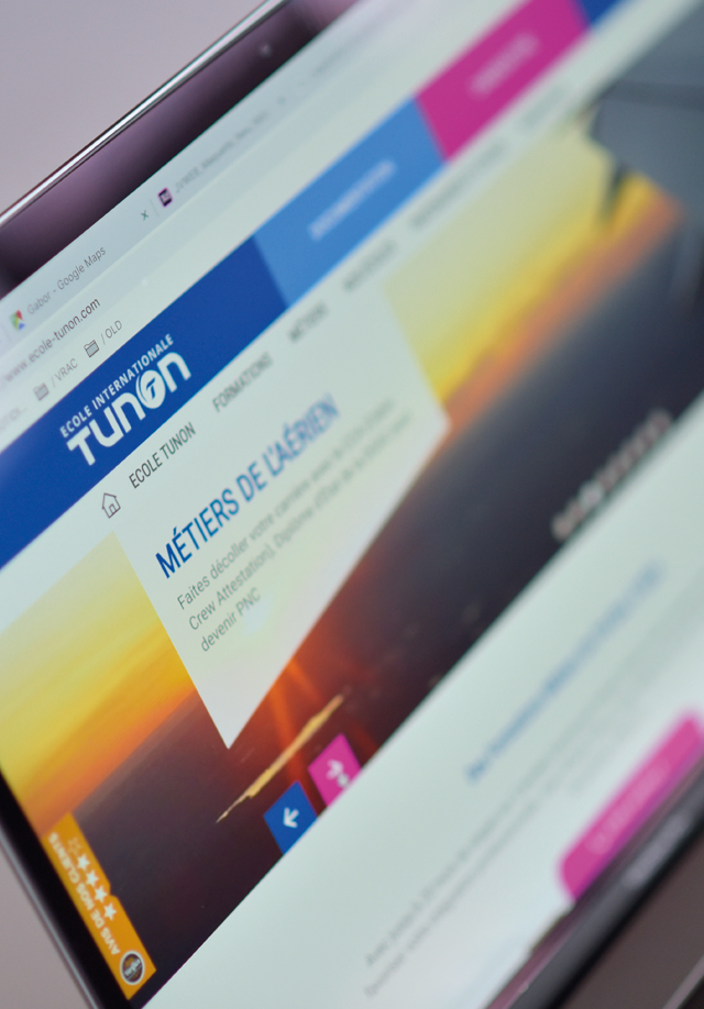 Refonte du site internet de l&rsquo;&Eacute;cole Tunon : ergonomie et pages &eacute;coles