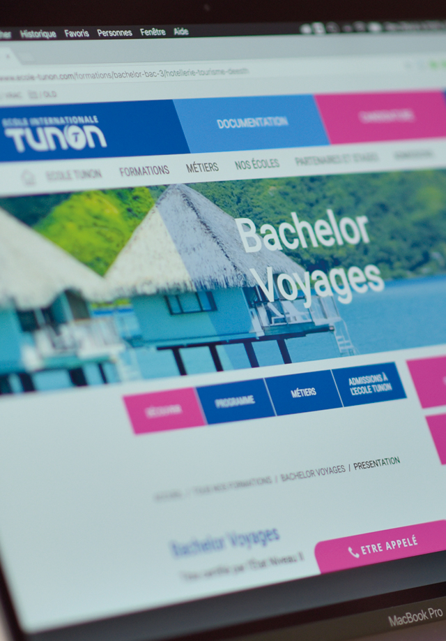 Territoire de marque restyl&eacute; de l&rsquo;&Eacute;cole Tunon