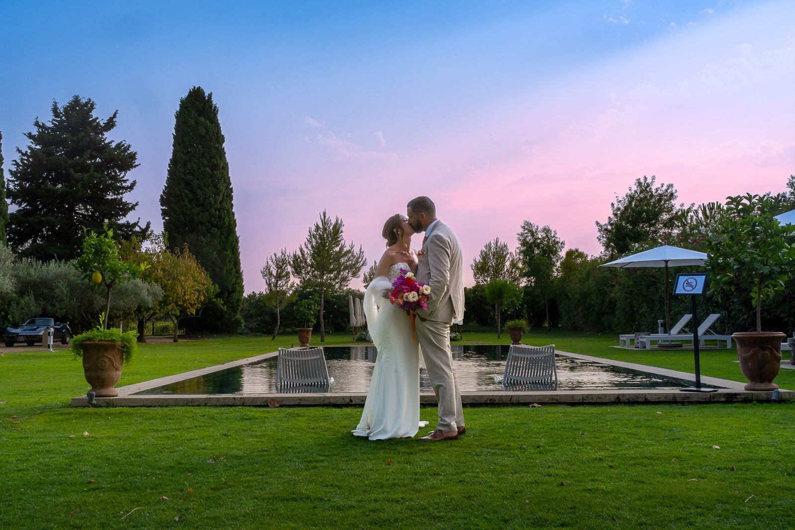 Photographe de mariage à Montpellier : portrait des mariés