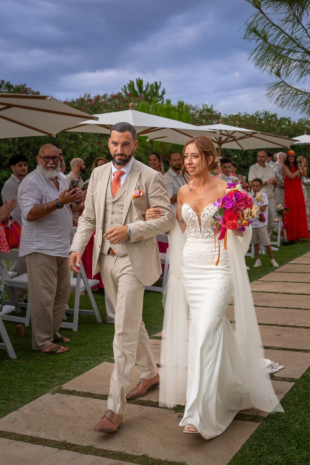 Cérémonie de mariage saisie par le photographe